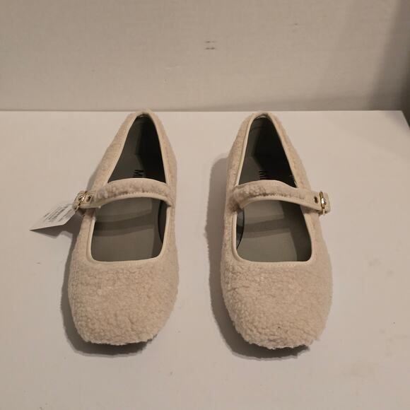 Mixit Pamer Cream Sherpa Mary Jane Size 8.5 - Picture 3 of 6